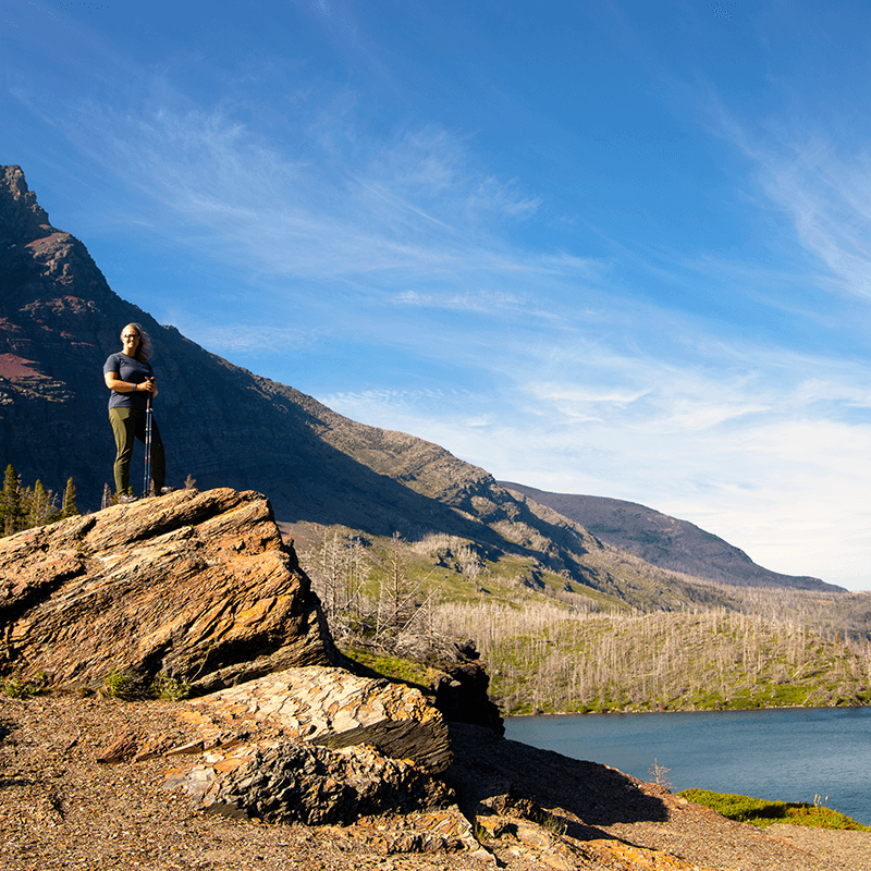 glacier national park transformation hiking